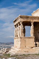 Obraz premium The Porch of the Caryatids at Acropolis of Athens
