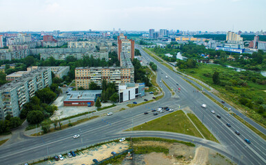 Obraz premium City from the roof