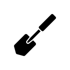 garden shovel for gardening vector icon
