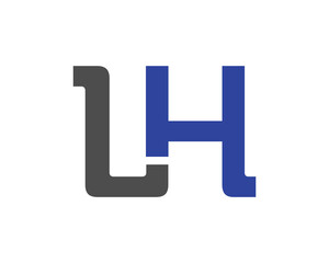 LH logo icon initial template