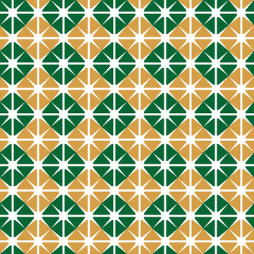 Seamless Christmas star gift wrapping pattern