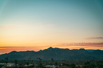 Sunrise in Palm Springs