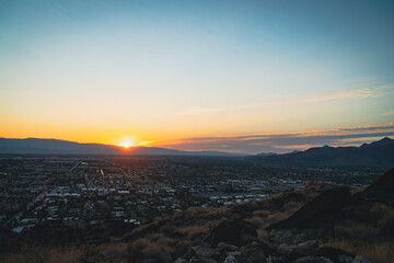 Sunrise in Palm Springs