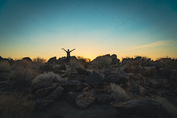 Obraz premium Sunrise in Palm Springs