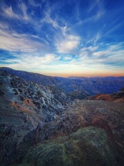 Fototapeta na wymiar Mount Baldy, California, United States - October 20, 2021: Hiking in the California mountains