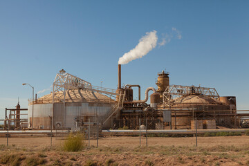 Fototapeta na wymiar Salton Sea Ruins and Poisoned salt lake Riverside Imperial County Colorado River Industrial Refinery 