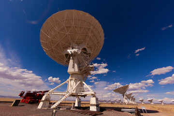 Very Large Array VLA, New Mexico , Satellite Deep Space Radar Dish Observatory
