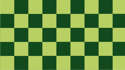 green and white squares