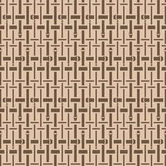 Japanese Bamboo Weave Vector Seamless Pattern