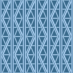 Japanese Zigzag Weave Vector Seamless Pattern