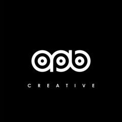 OPB Letter Initial Logo Design Template Vector Illustration