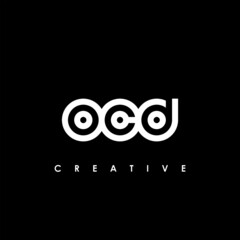 OCD Letter Initial Logo Design Template Vector Illustration