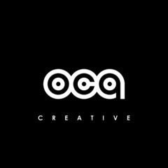 Obraz premium OCQ Letter Initial Logo Design Template Vector Illustration