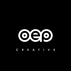 OEP Letter Initial Logo Design Template Vector Illustration
