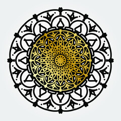 decorative concept abstract mandala illustration. EPS 10