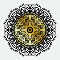 decorative concept abstract mandala illustration. EPS 10