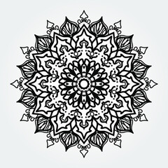 decorative concept abstract mandala illustration. EPS 10