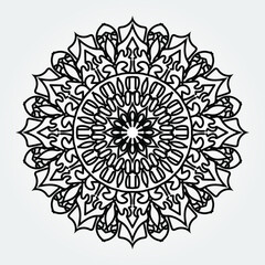 decorative concept abstract mandala illustration. EPS 10