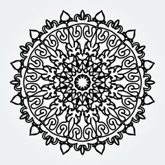 decorative concept abstract mandala illustration. EPS 10