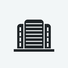 Building vector icon illustration sign