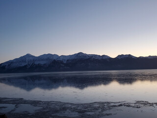 lake in the mountains