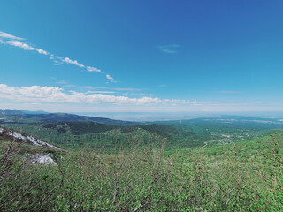 landscape with clouds