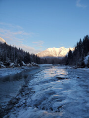 winter mountain landscape