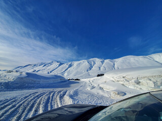 winter mountain landscape