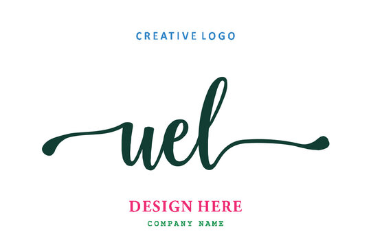 UEL lettering logo is simple, easy to understand and authoritative