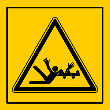 mssn21 MachineSafetySignNew mssn - Maschine / Warnzeichen: Niemals in die sich drehende Schnecke greifen - F&ouml;rderschnecke . shoulder and arm . falling down . injury concept . safety . g10811