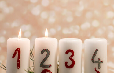 Advent 2. On the second Sunday of Advent, the second candle is solemnly lit, the Bethlehem Candle,...