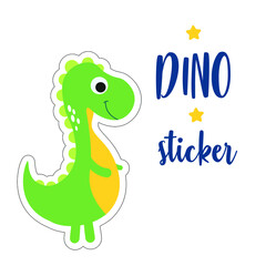 birthday card with dinosaur