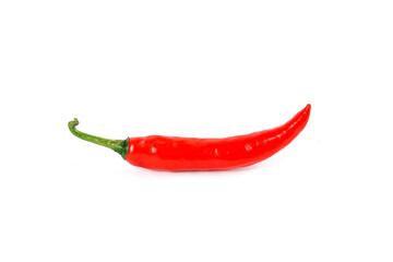 red hot chili pepper isolated on a white background