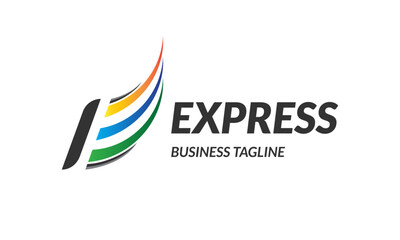 Fototapeta premium Letter E Express Business Logo Design Vector Icon Illustrations.