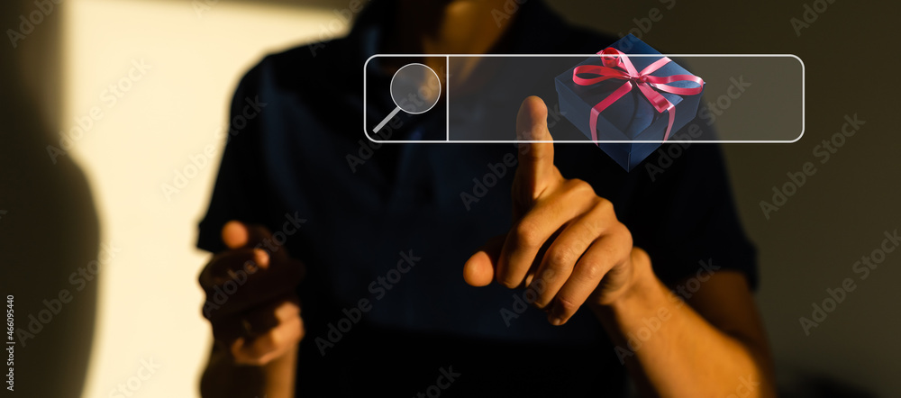 Poster browser search bar business internet network web technology concept