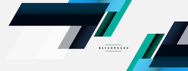 Vector background. Abstract overlapping color lines design with shadow effects. Illustration for wallpaper banner background or landing page