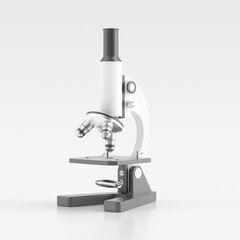 3d rendering medicial concept microscope