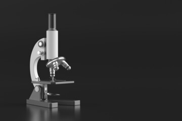 3d rendering medicial concept microscope