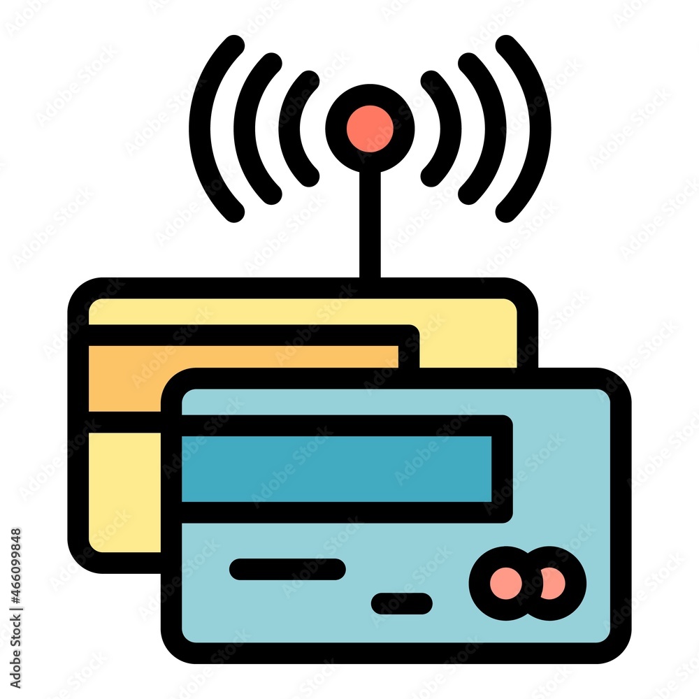 Aufkleber devices remote control icon. outline devices remote control vector icon color flat isolated
