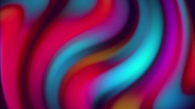 Abstract digital water color light flow background title design footage.