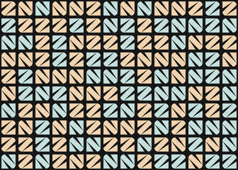 Abstract Geometric Pattern generative computational art illustration