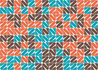 Abstract Geometric Pattern generative computational art illustration