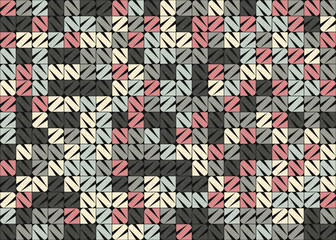 Abstract Geometric Pattern generative computational art illustration