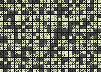 Fototapeta premium Abstract Geometric Pattern generative computational art illustration