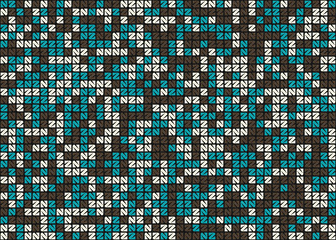 Abstract Geometric Pattern generative computational art illustration