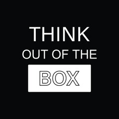think out of the box t shirt design
