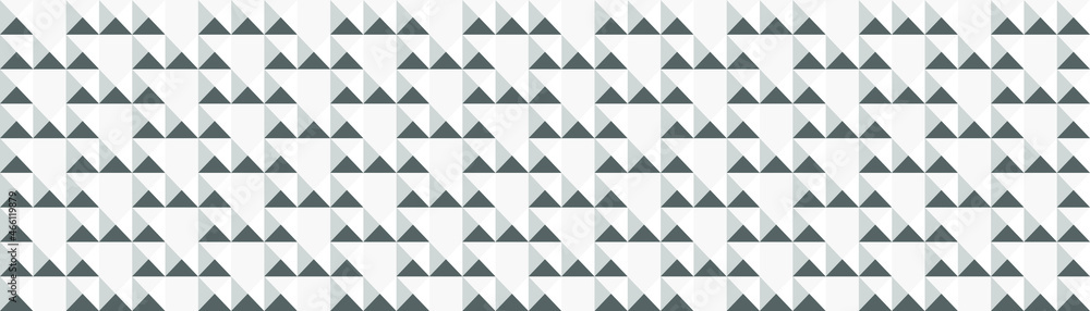 Poster abstract square and triangles white pattern background. modern vector gray texture.
