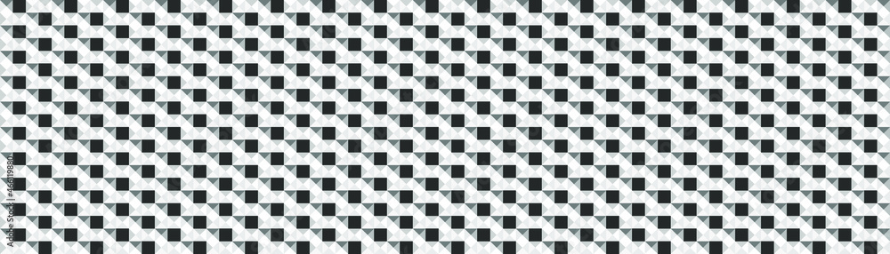 Poster abstract square and triangles white pattern background. modern vector gray texture.