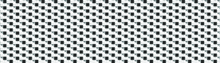Abstract square and triangles white  pattern background. Modern vector gray texture.