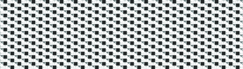 Abstract square and triangles white  pattern background. Modern vector gray texture.